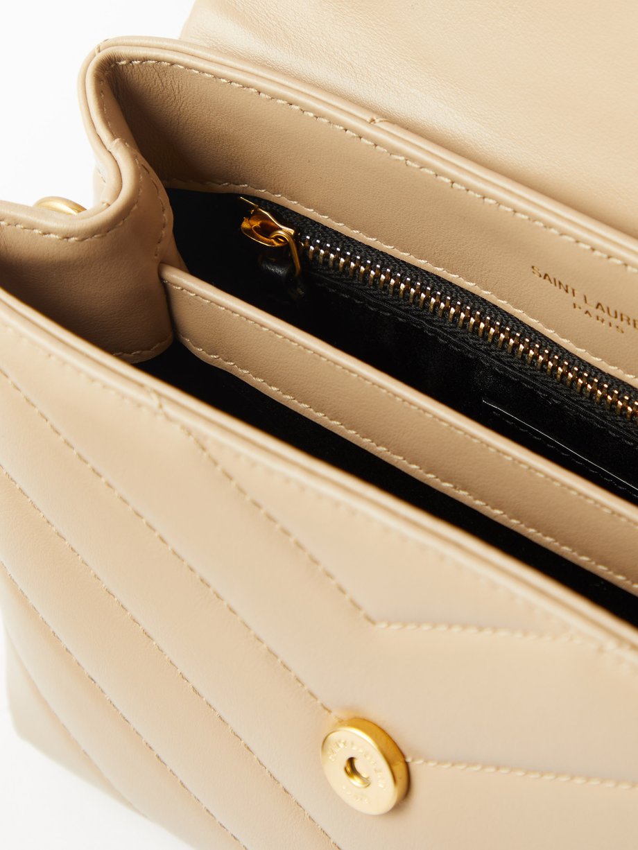 SAINT LAURENT Loulou Toy quilted-leather cross-body bag