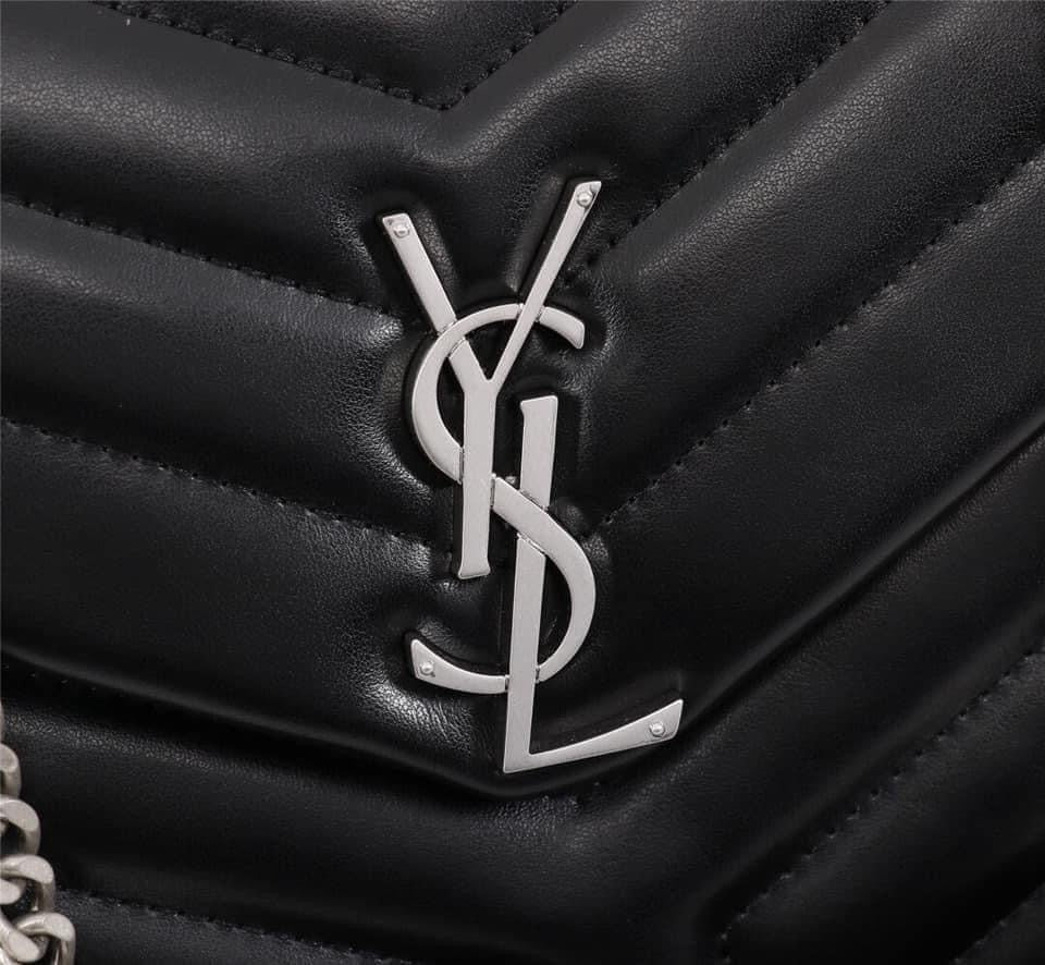 YSL College Medium Quilted Leather Bag