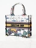 Dior Off White Latte Ciel de RÃƒÆ’Ã‚Âªve Embroidery Small Book Tote Bag