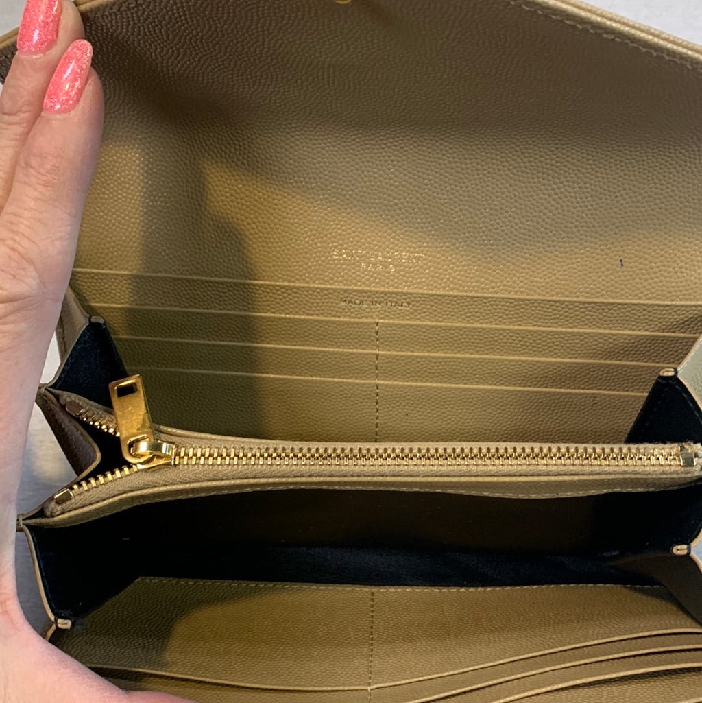 Saint Laurent Cassandre Matelasse Wallet