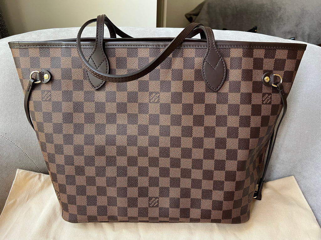 Louis Vuitton Neverfull MM Damier Ebene Cherry Interior (RRP £1,410)