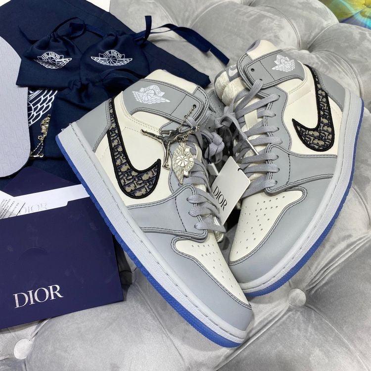 Designer GLAMIor x Air Jordan 1 High OG "Grey"AJ1 High Q