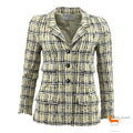 Chanel Black and White Tweed Jacket