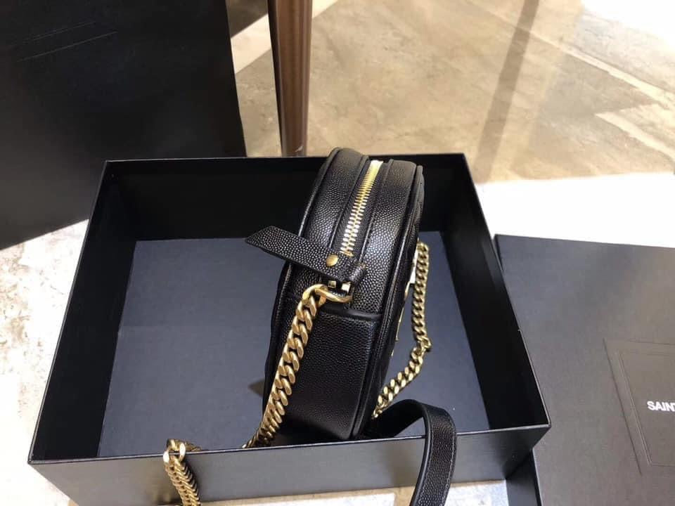 YSL Vinyle Round Camera Bag