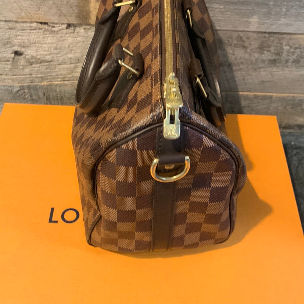 Louis Vuitton Speedy Bandolier 25 Damier Ebene