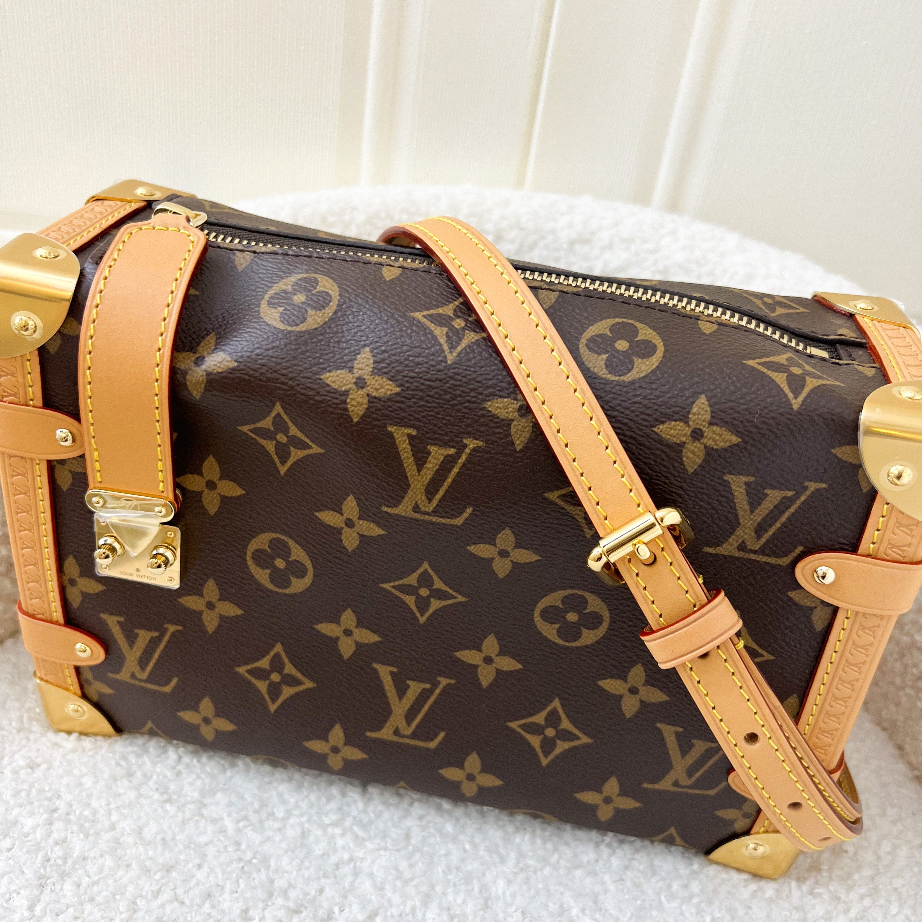 LV Side Trunk Bag in Monogram Canvas GHW