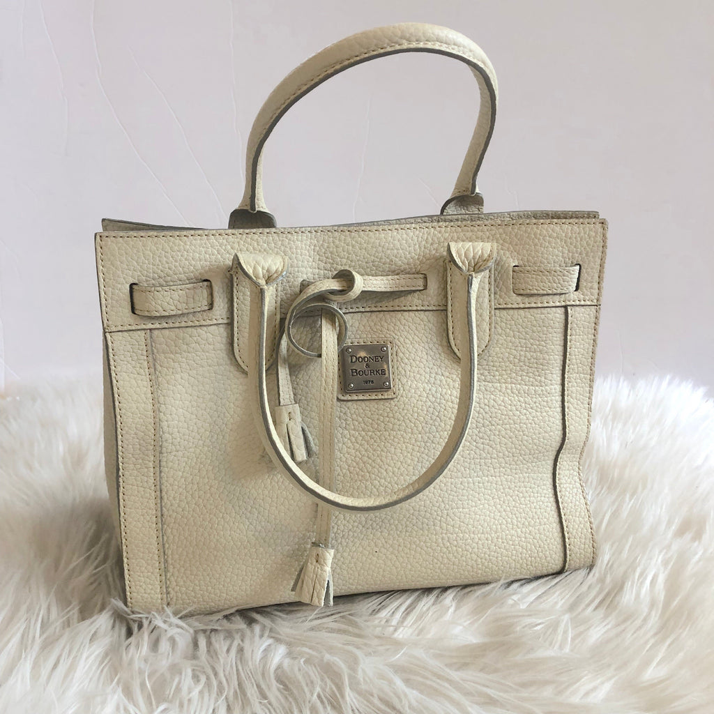 DOONEY & BOURKE Cream Satchel