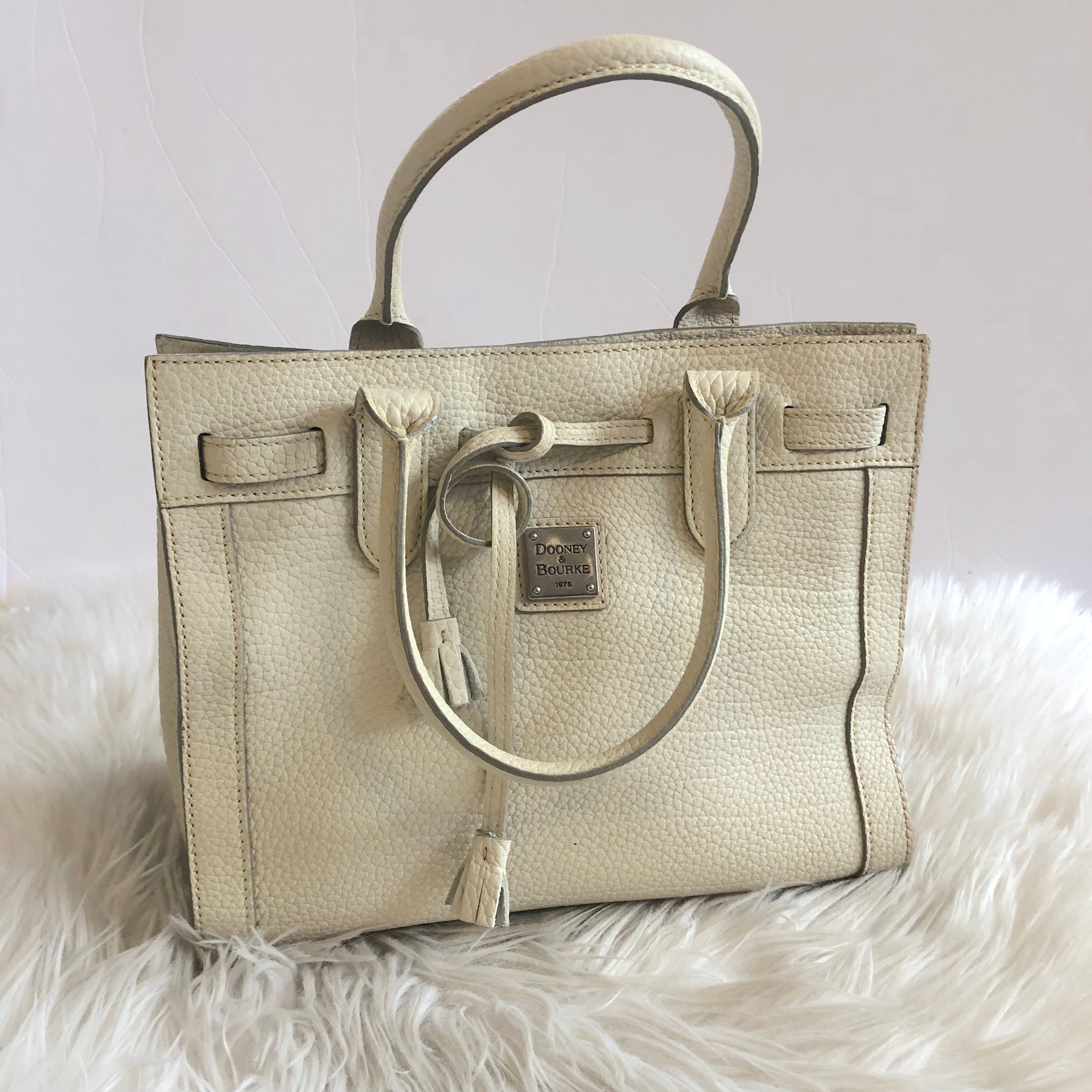 DOONEY & BOURKE Cream Satchel