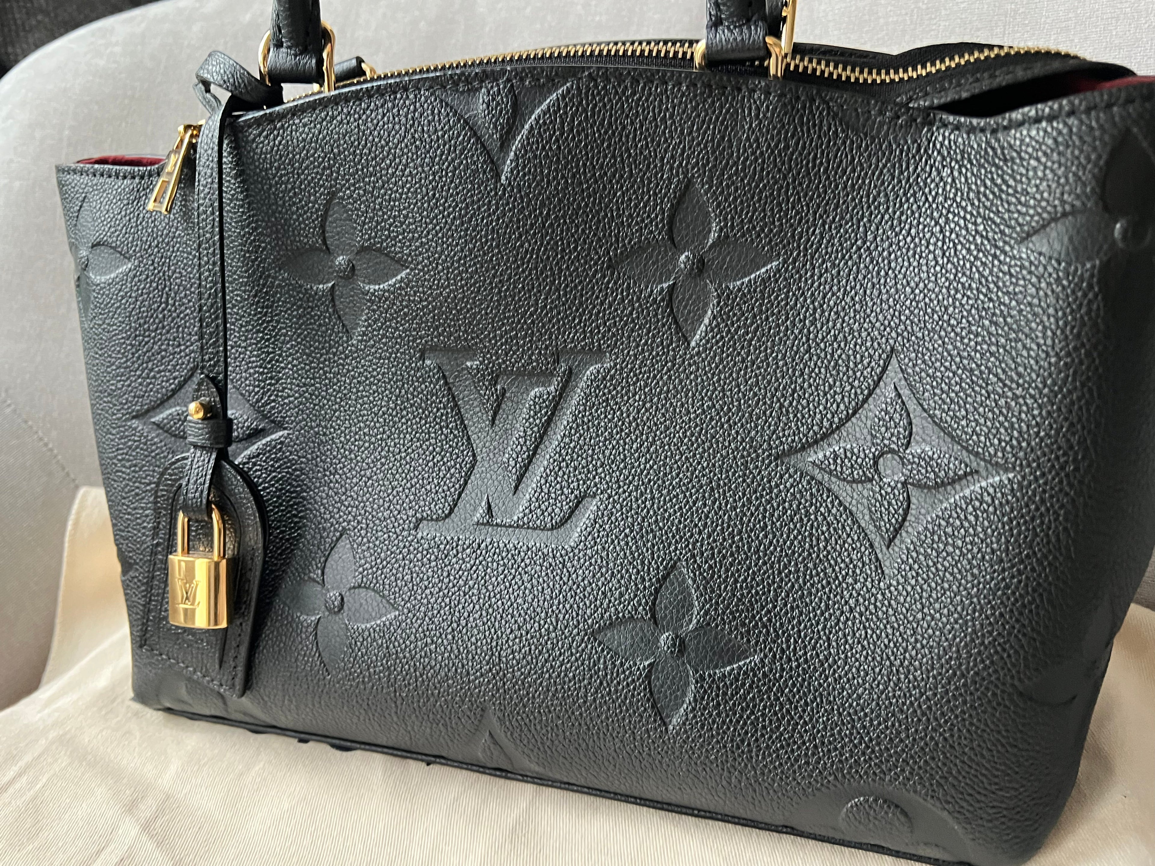 Louis Vuitton Petit Palais Black Empreinte (RRP £2,290)