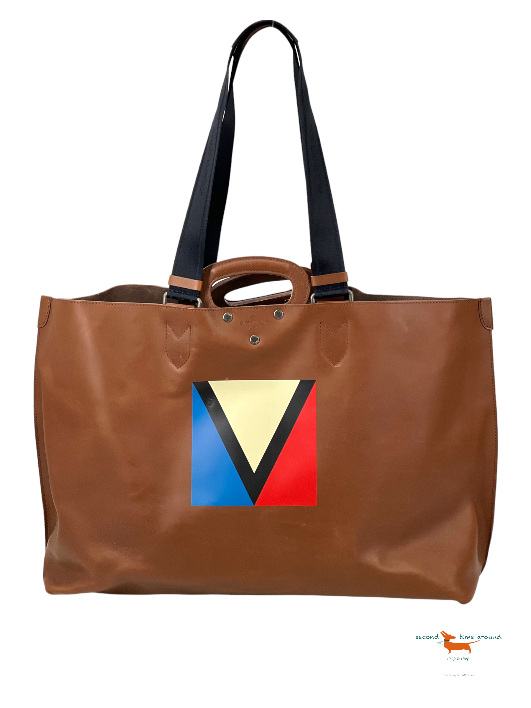 Louis Vuitton Nomand V Serigraph Limited Edition Tote Bag