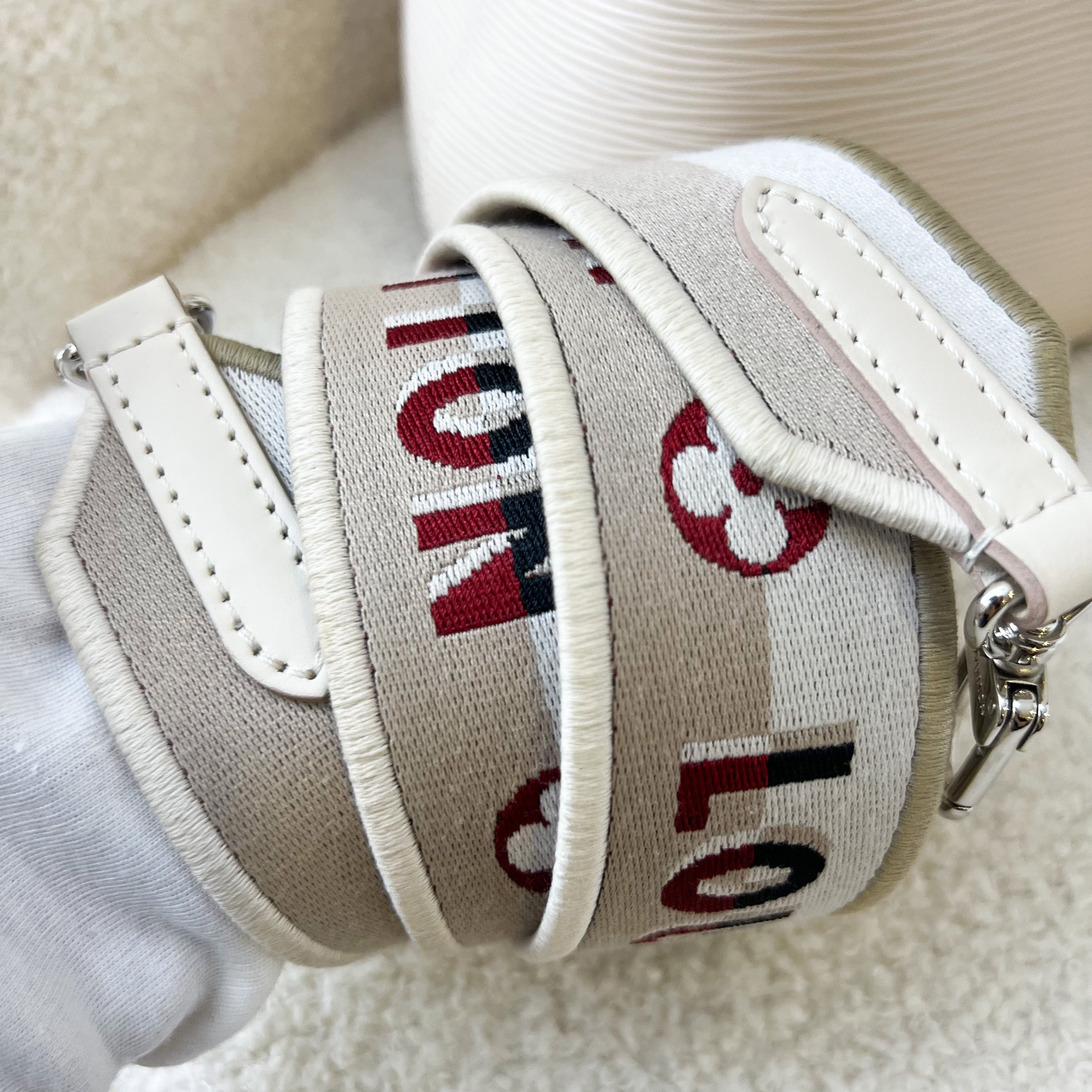 LV Neonoe BB Bucket Bag in Ivory Epi Leather SHW