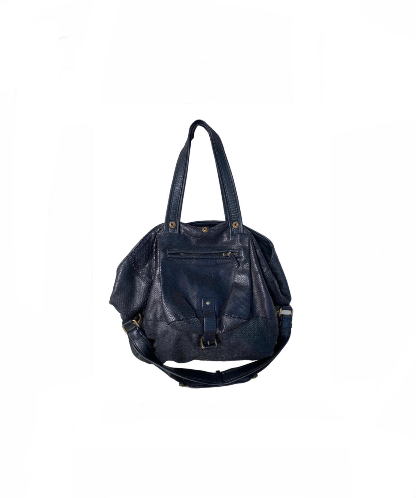 Jerome Dreyfus Black Snakeskin Billy Bag
