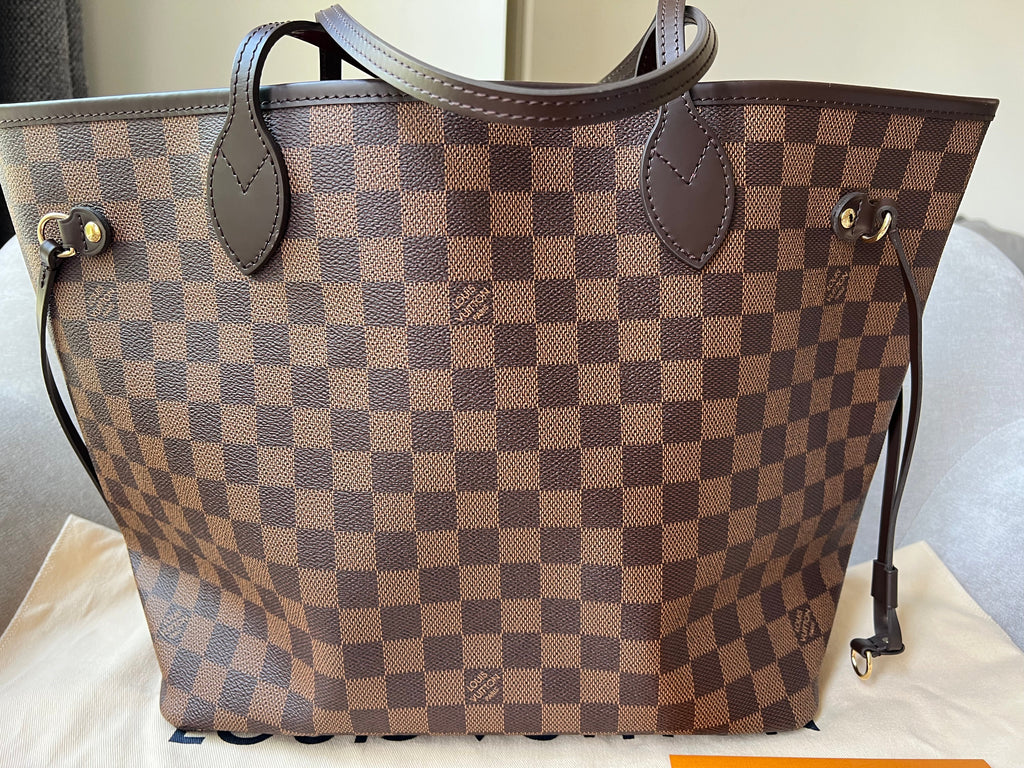 Louis Vuitton Neverfull MM Damier Ebene Cherry Interior (RRP £1,410)