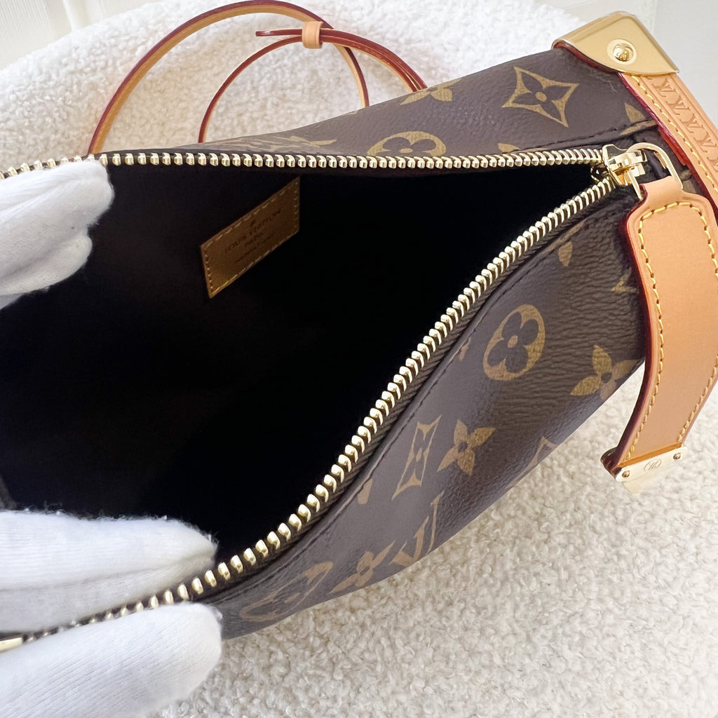 LV Side Trunk Bag in Monogram Canvas GHW
