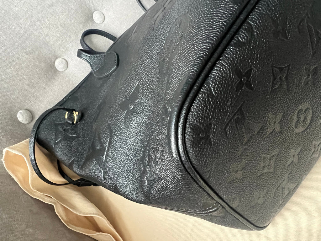 Louis Vuitton Neverfull MM Black Empreinte (RRP £1,940)