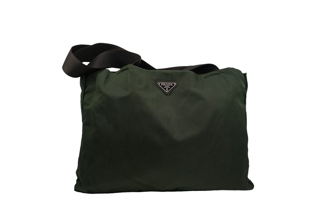 Prada ArmygrÃƒÆ’Ã‚Â¸n Skuldertaske