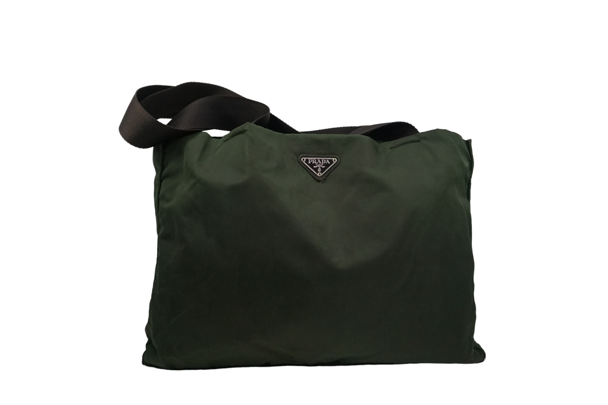 Prada ArmygrÃƒÆ’Ã‚Â¸n Skuldertaske