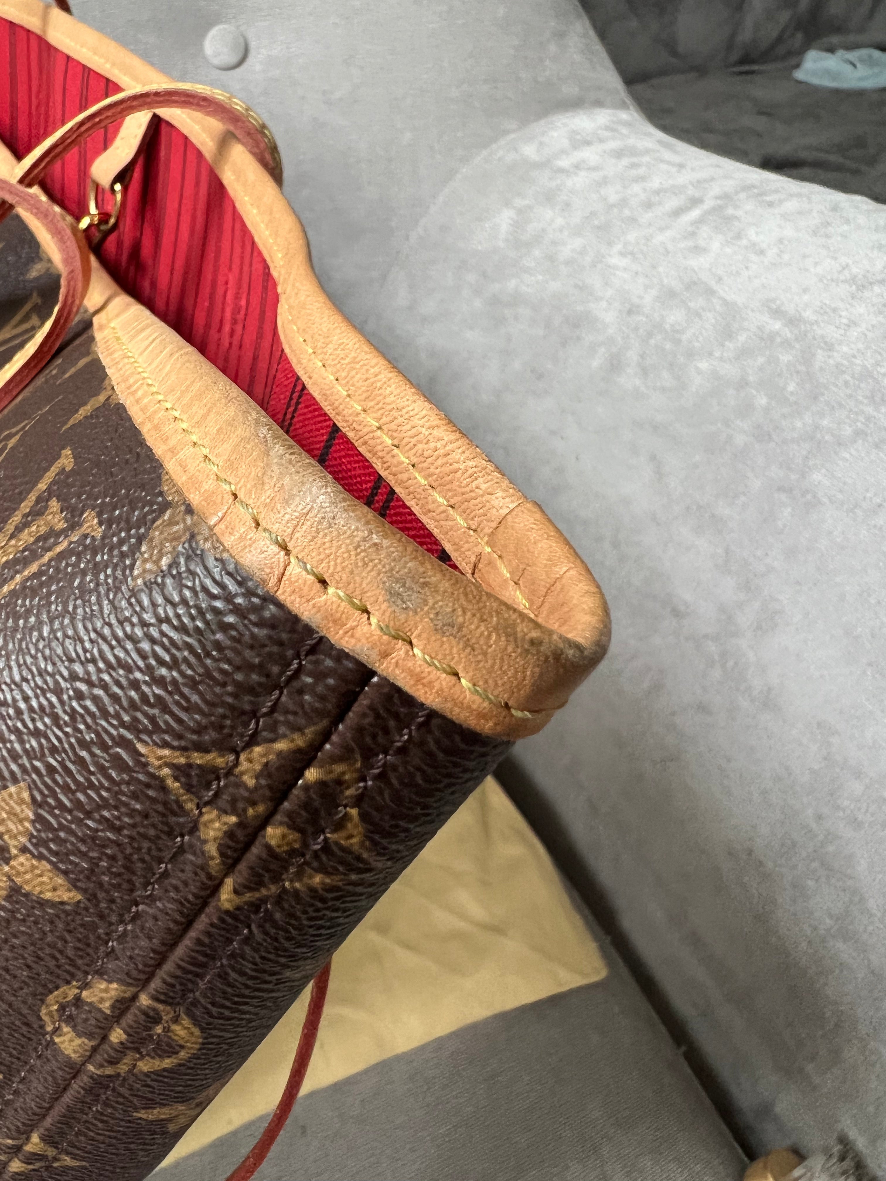 Louis Vuitton Neverfull MM Monogram Red (RRP £1,410)