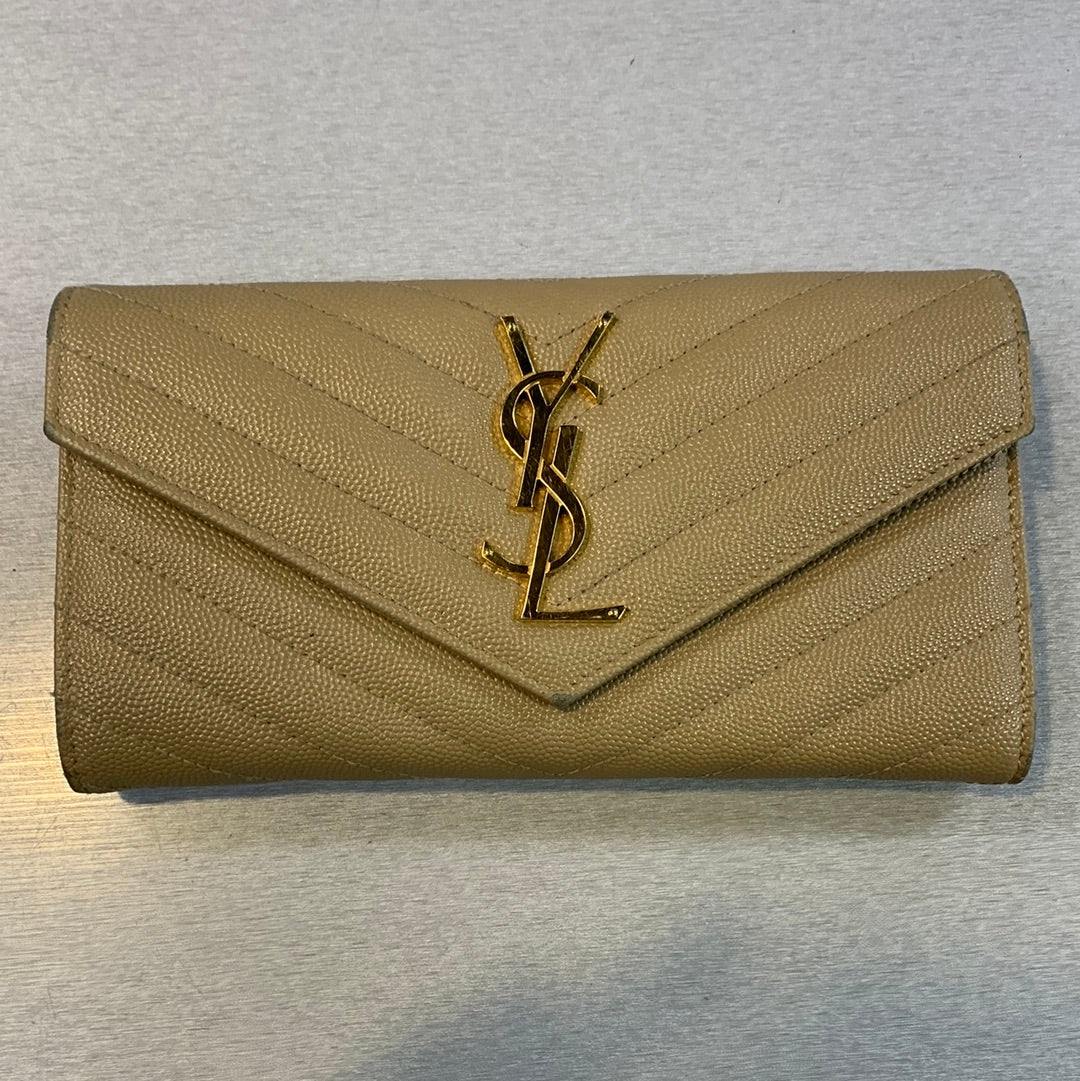 Saint Laurent Cassandre Matelasse Wallet