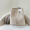 LV Neonoe BB Bucket Bag in Ivory Epi Leather SHW