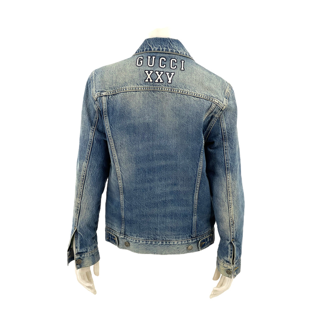 Gucci Denim Jacket with New York Yankees patch