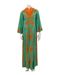 Gucci Crocheted lace-trimmed Linen Kaftan