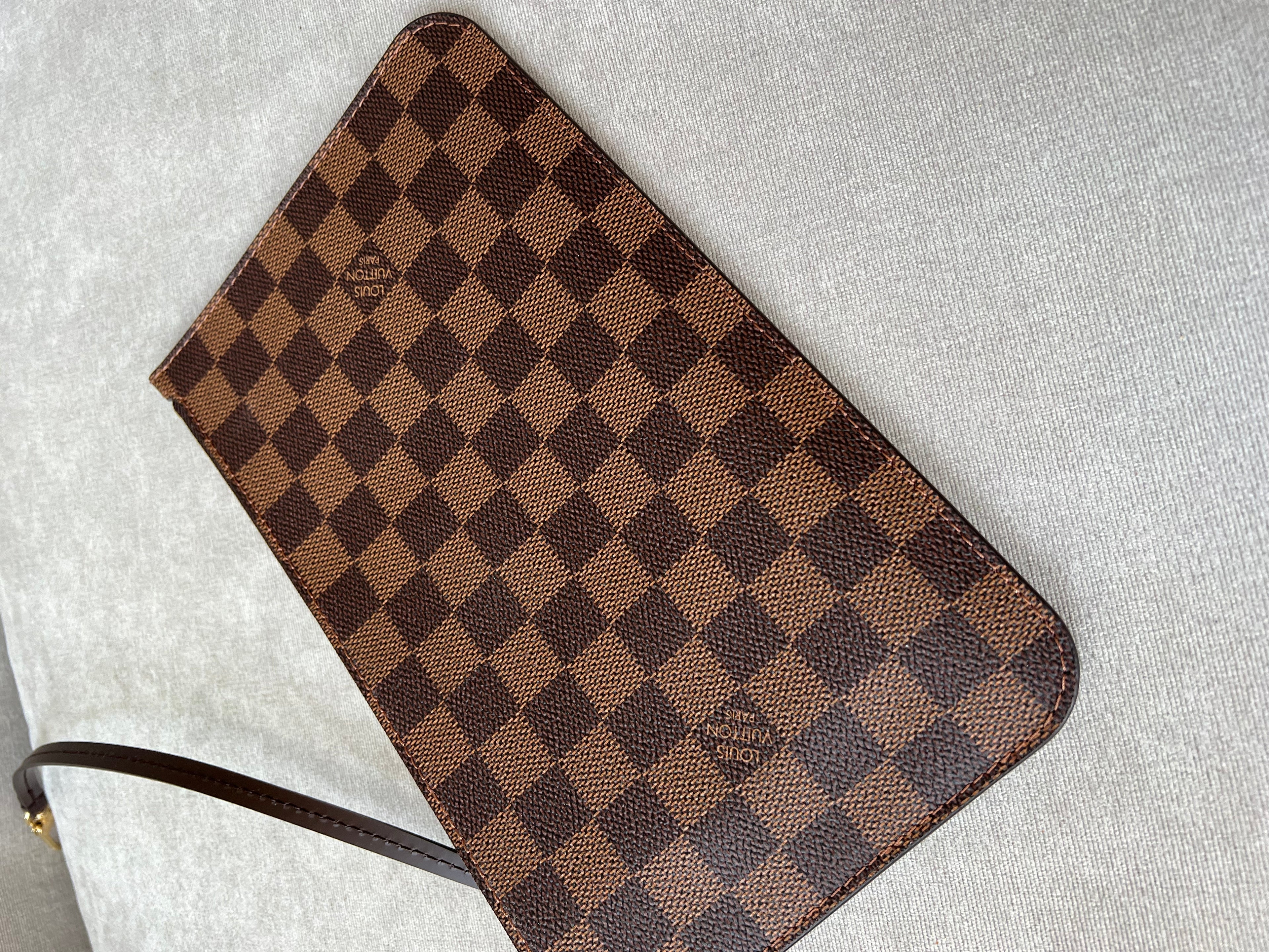 Louis Vuitton Pouch (from Neverfull) in Damier Ebene