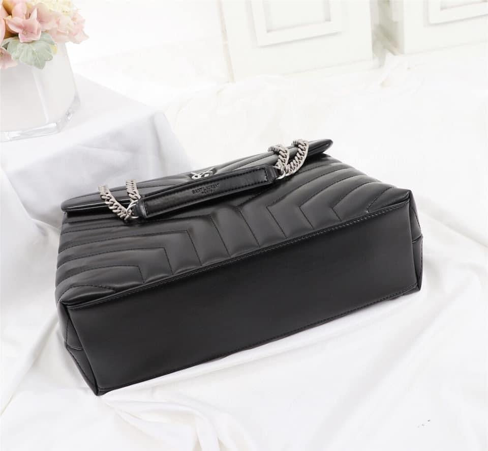 YSL College Medium Quilted Leather Bag
