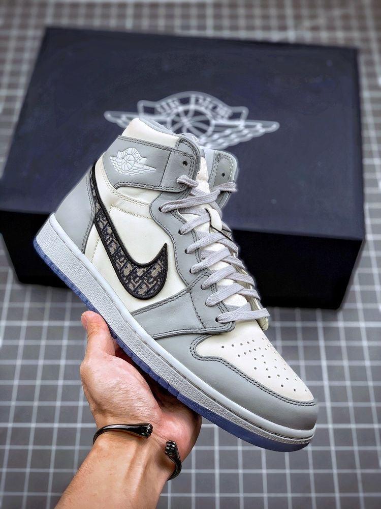 Designer GLAMIor x Air Jordan 1 High OG "Grey"AJ1 High Q