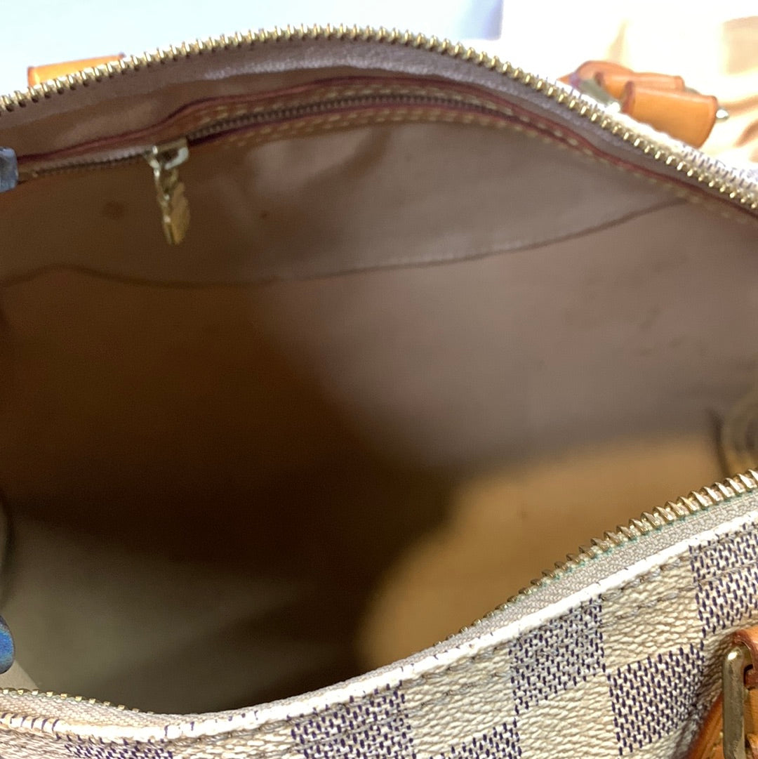 Louis Vuitton Speedy 30 Damier Azur