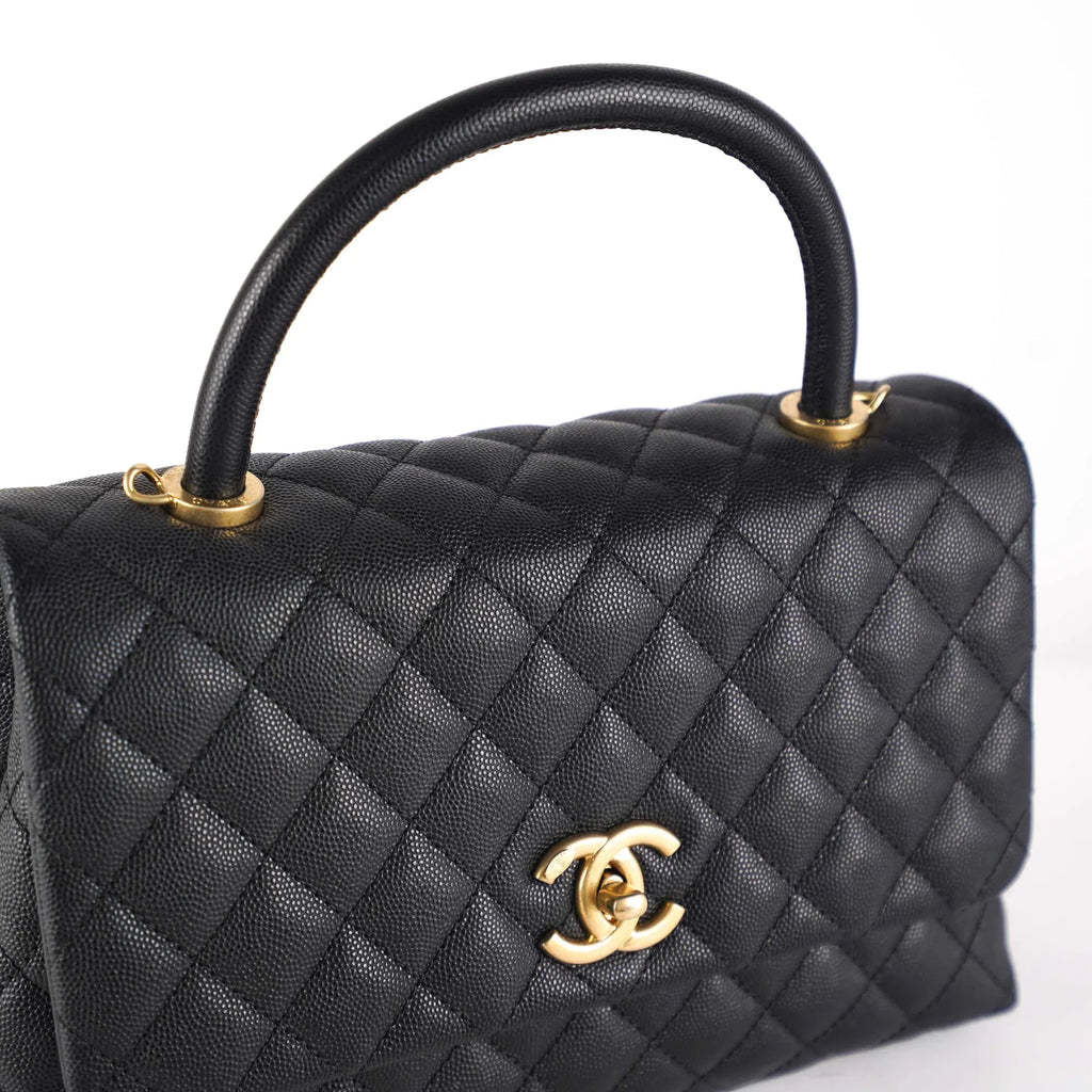 CHANEL COCO HANDLE MEDIUM BLACK