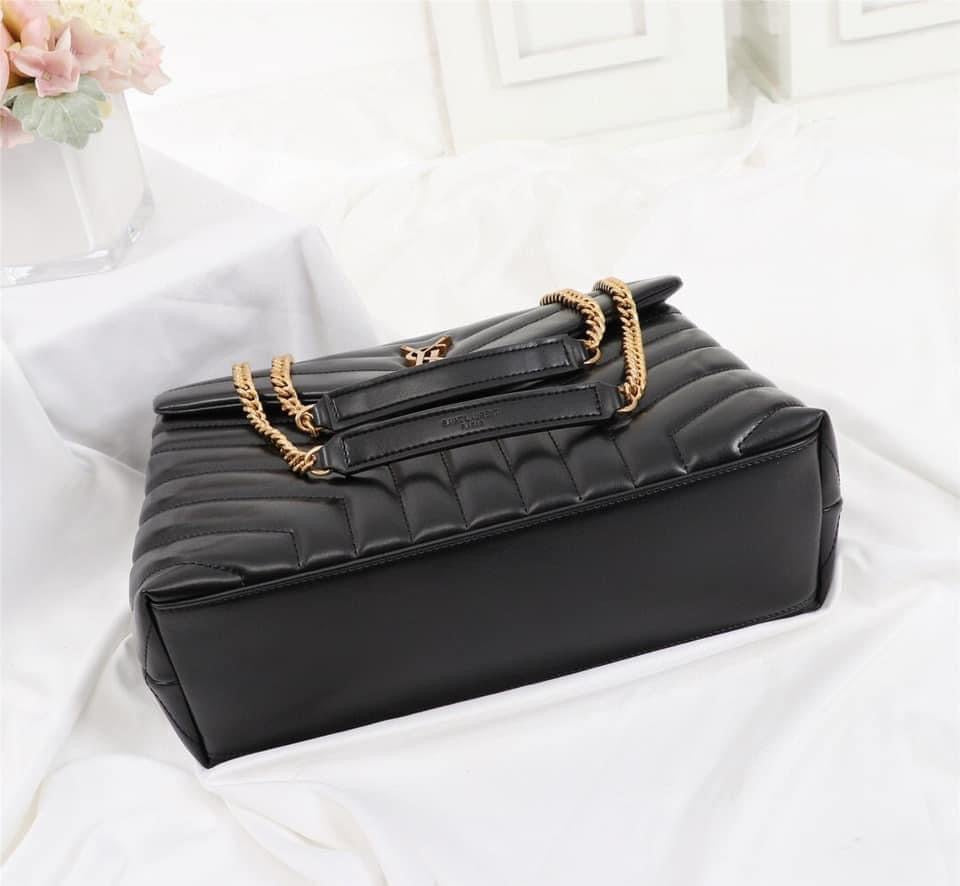 YSL College Medium Quilted Leather Bag