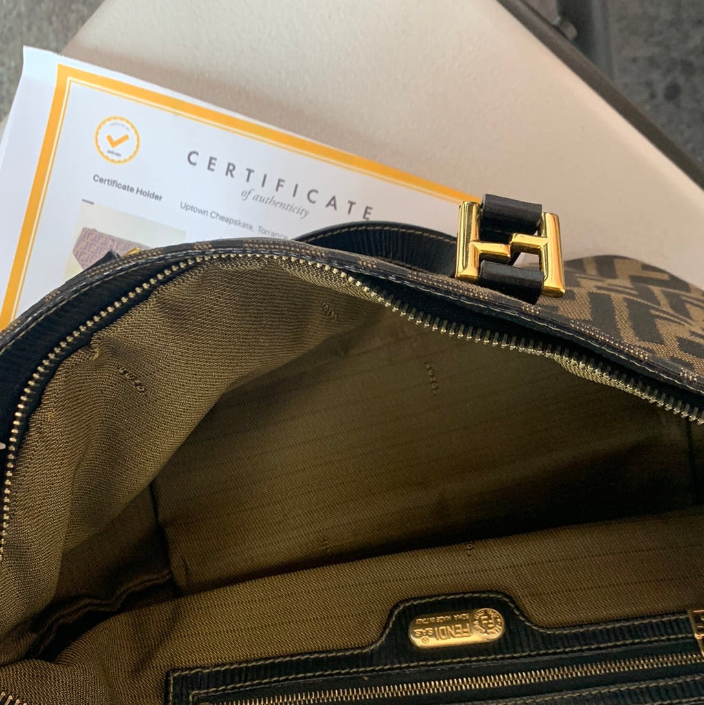 Fendi Zucca Tote Bag