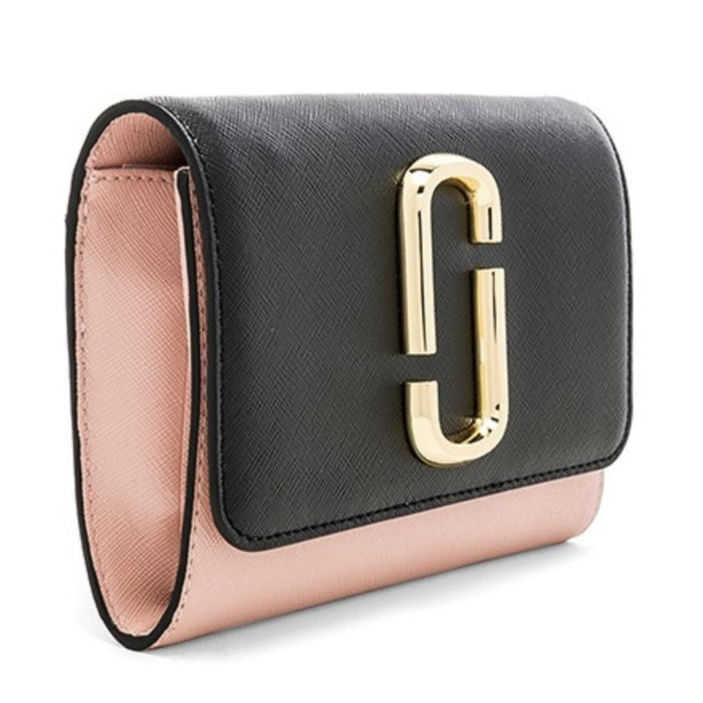 MARC JACOBS Black and Rose Wallet on Chain Bag
