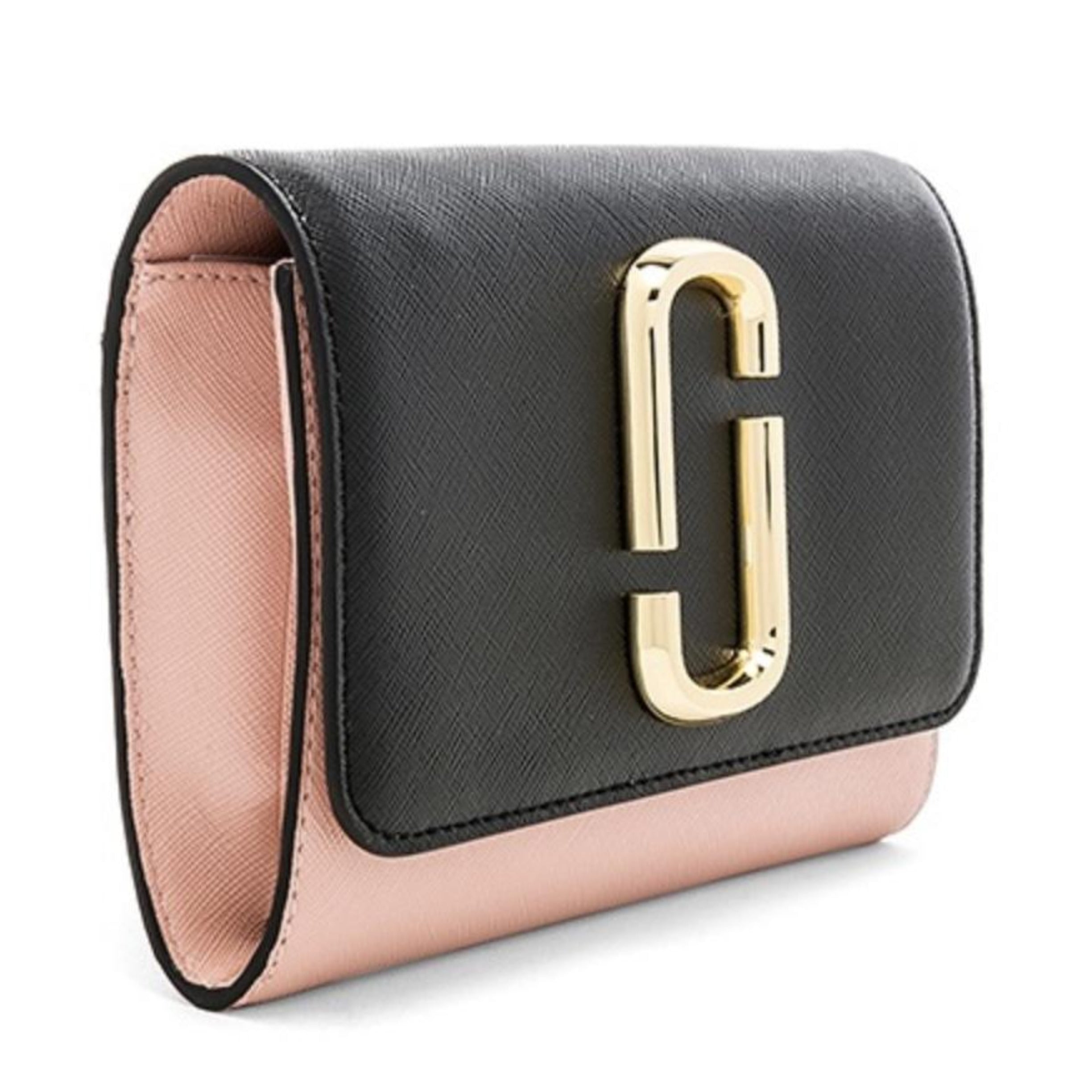 MARC JACOBS Black and Rose Wallet on Chain Bag