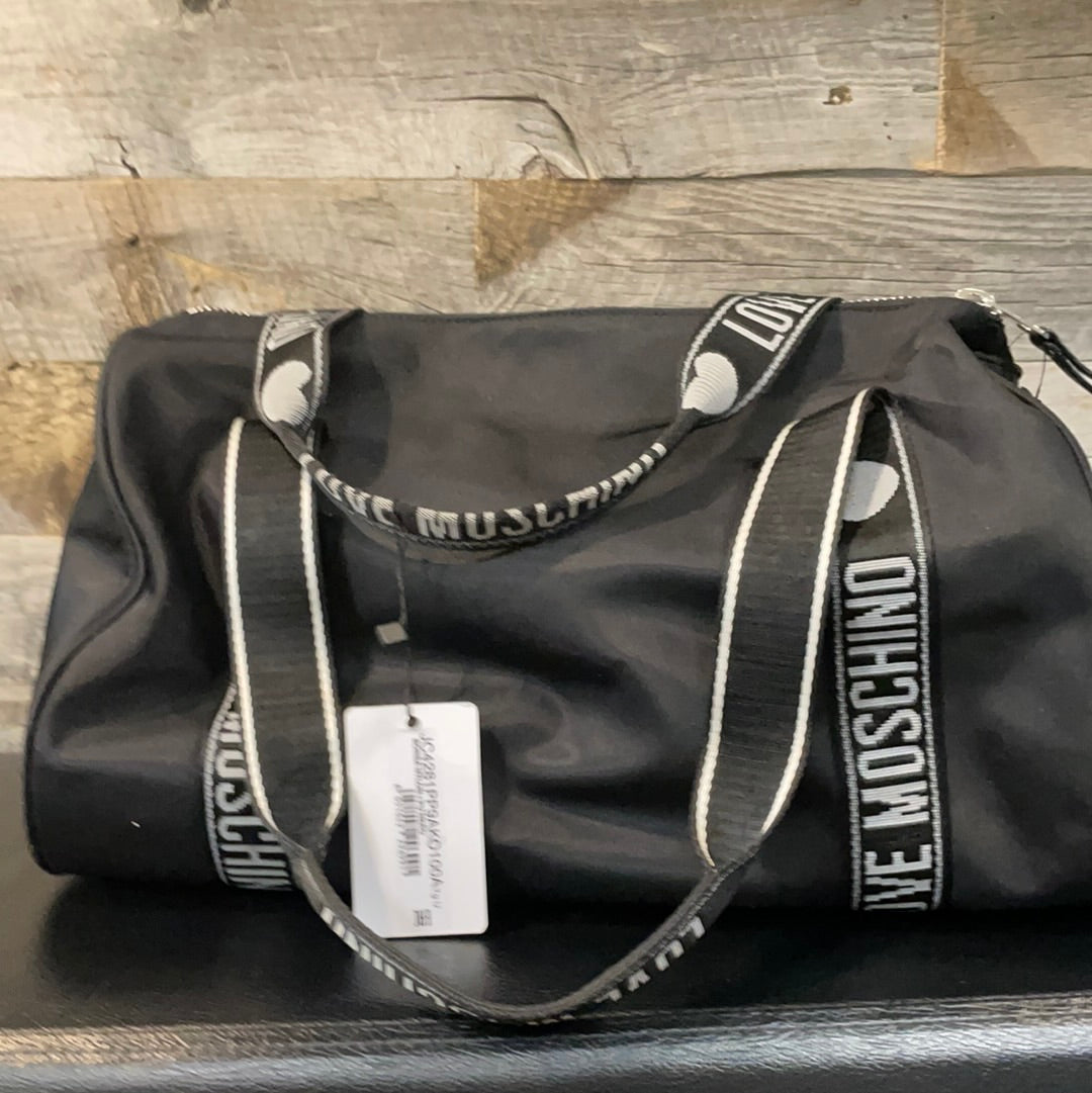 Love Moschino Black Duffle Bag