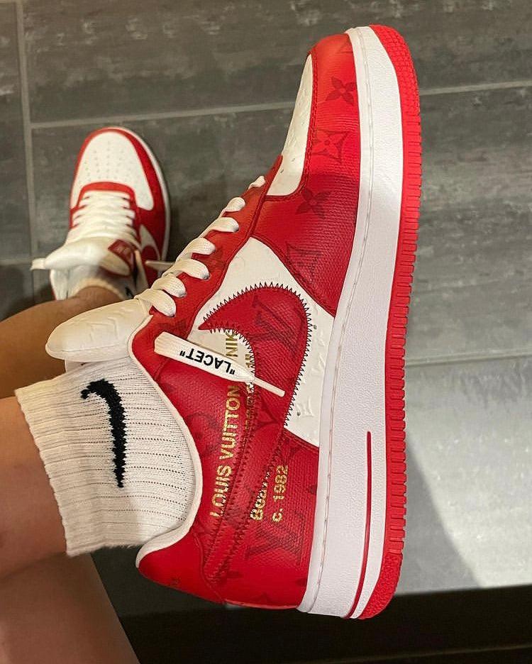 Designer LV x NK Air ForGLAMI Monogram