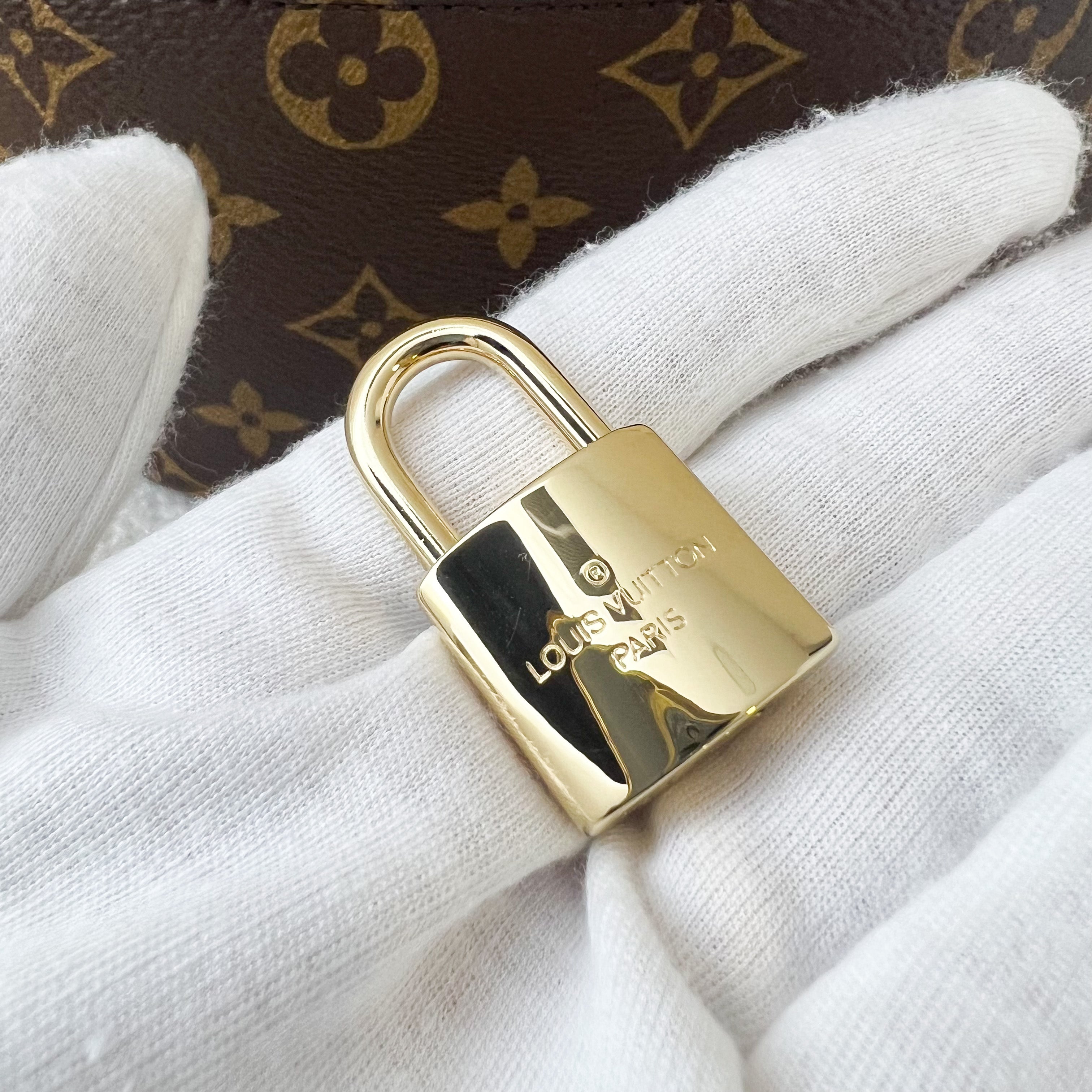 LV Vanity PM in Monogram Canvas, Black Calfskin Trim and GHW