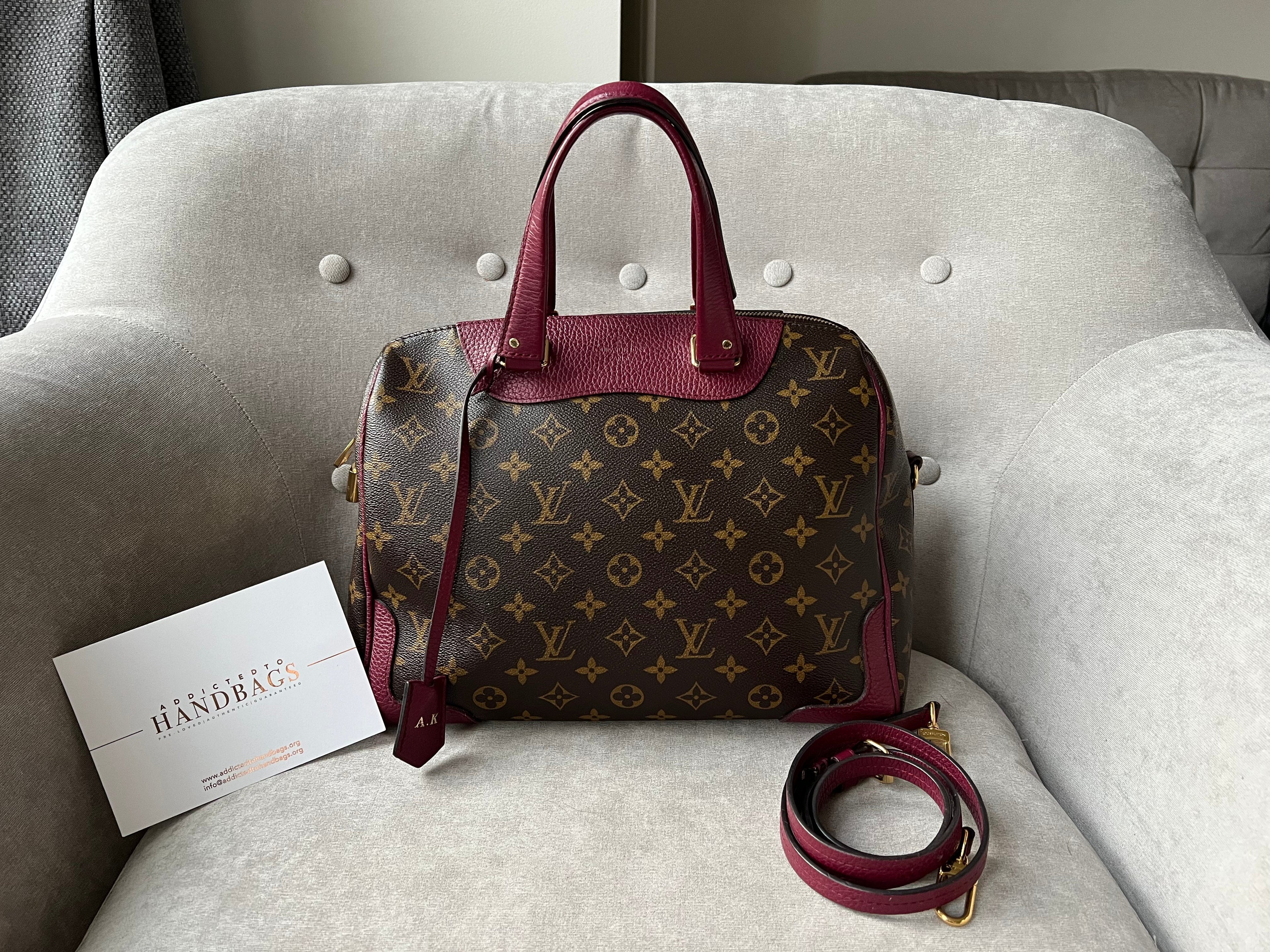 Louis Vuitton Retiro Bag Monogram and Raisin (RRP £1470)