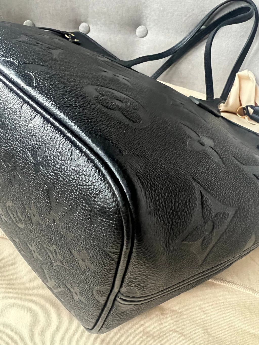 Louis Vuitton Neverfull MM Black Empreinte (RRP £1,940)