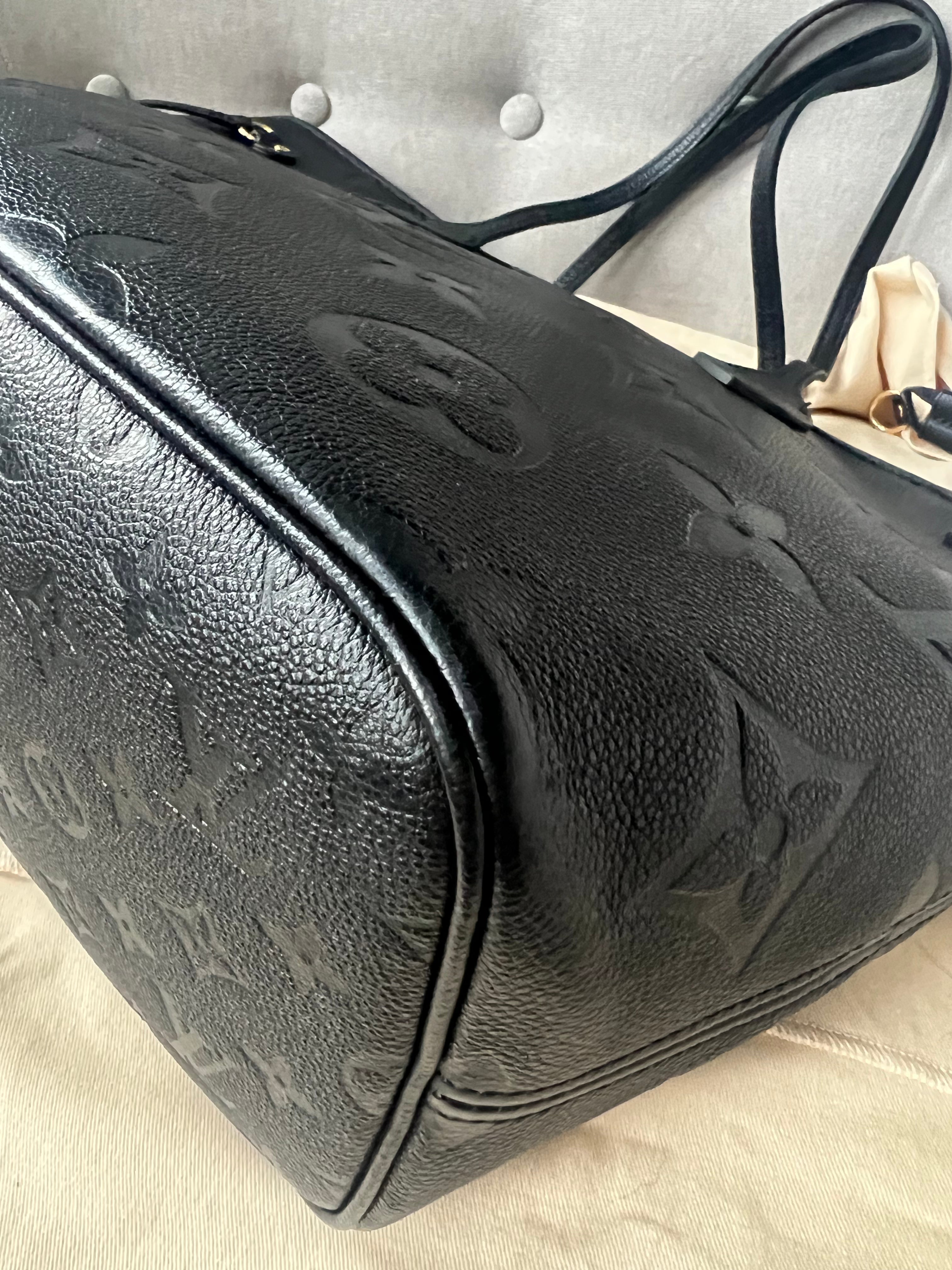 Louis Vuitton Neverfull MM Black Empreinte (RRP £1,940)