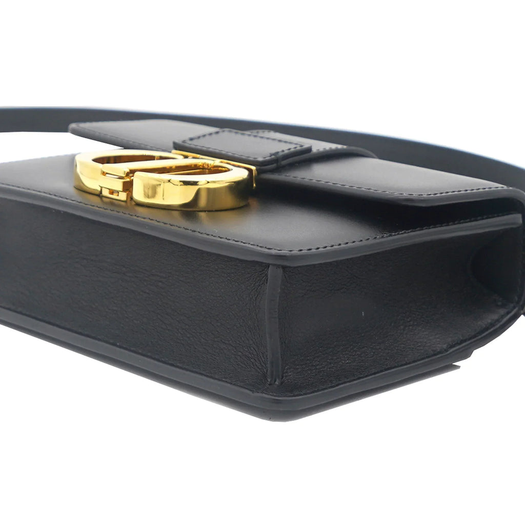 CHRISTIAN DIOR Micro 30 Montaigne Bag Box Calfskin Black