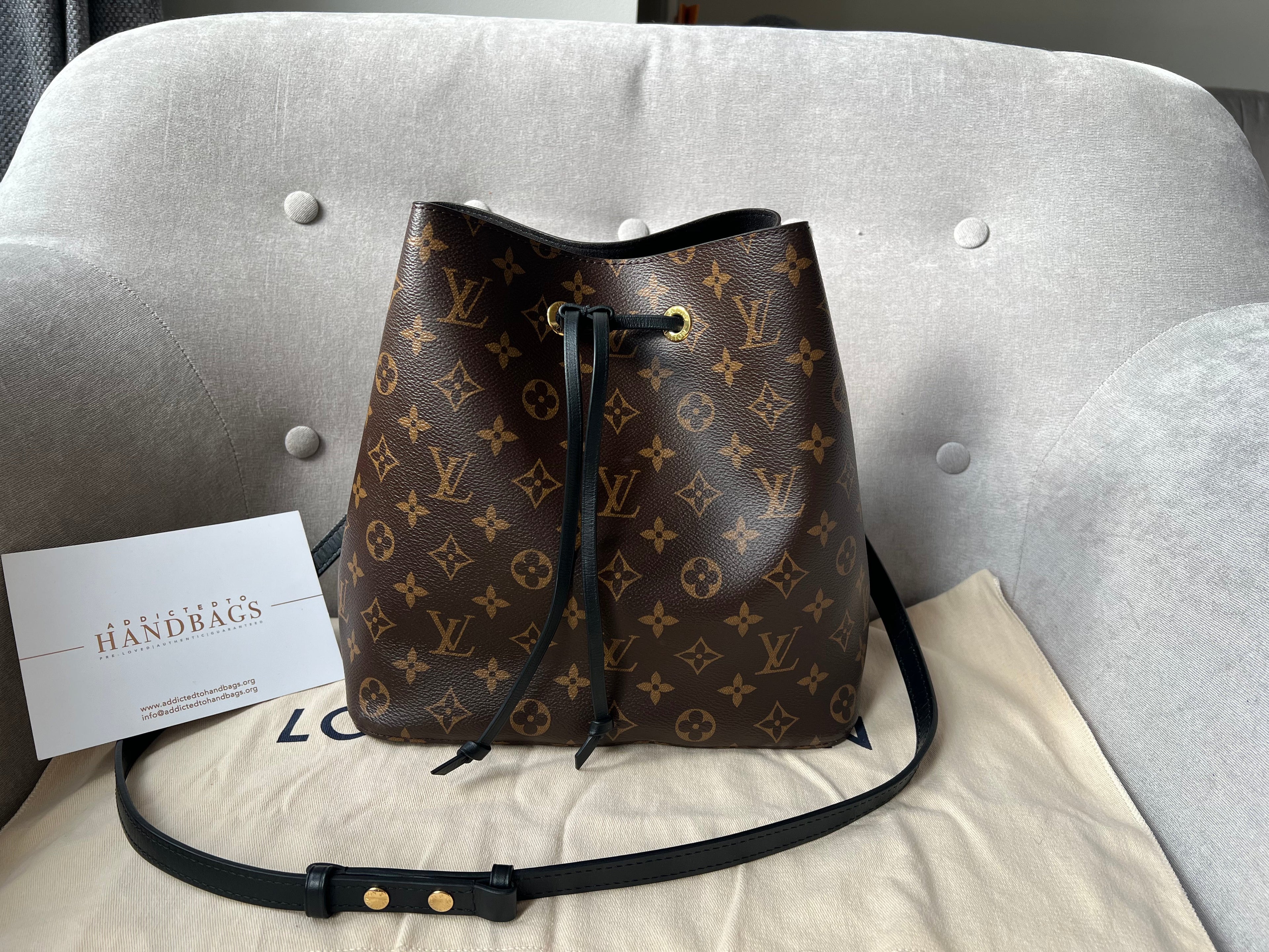 Louis Vuitton Neo Noe Monogram and Black (RRP £1,560)