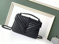 YSL College Medium Quilted leather Bag