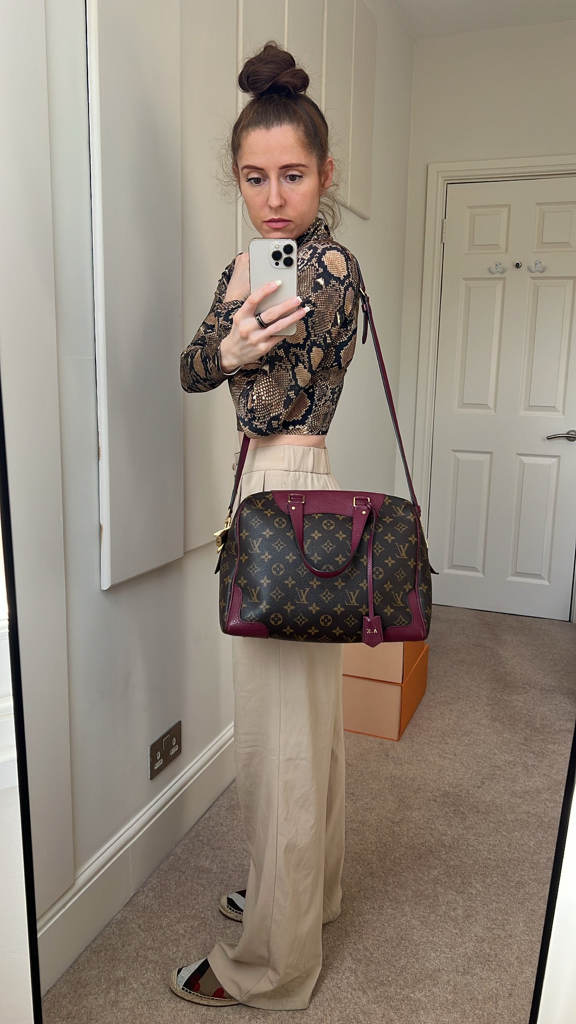 Louis Vuitton Retiro Bag Monogram and Raisin (RRP £1470)