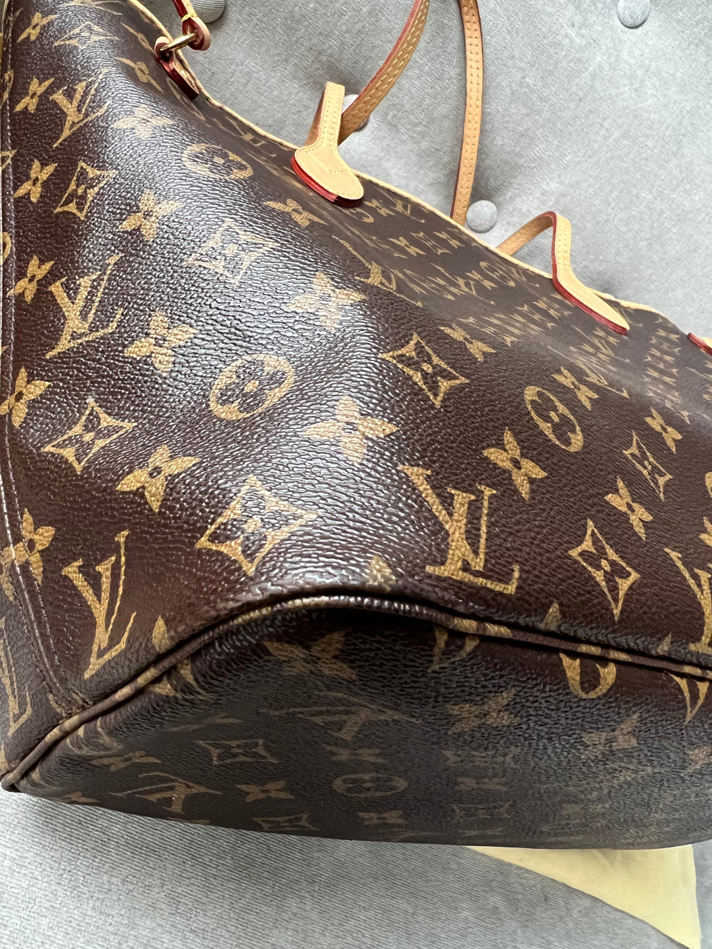 Louis Vuitton Neverfull MM Monogram Red (RRP £1,410)