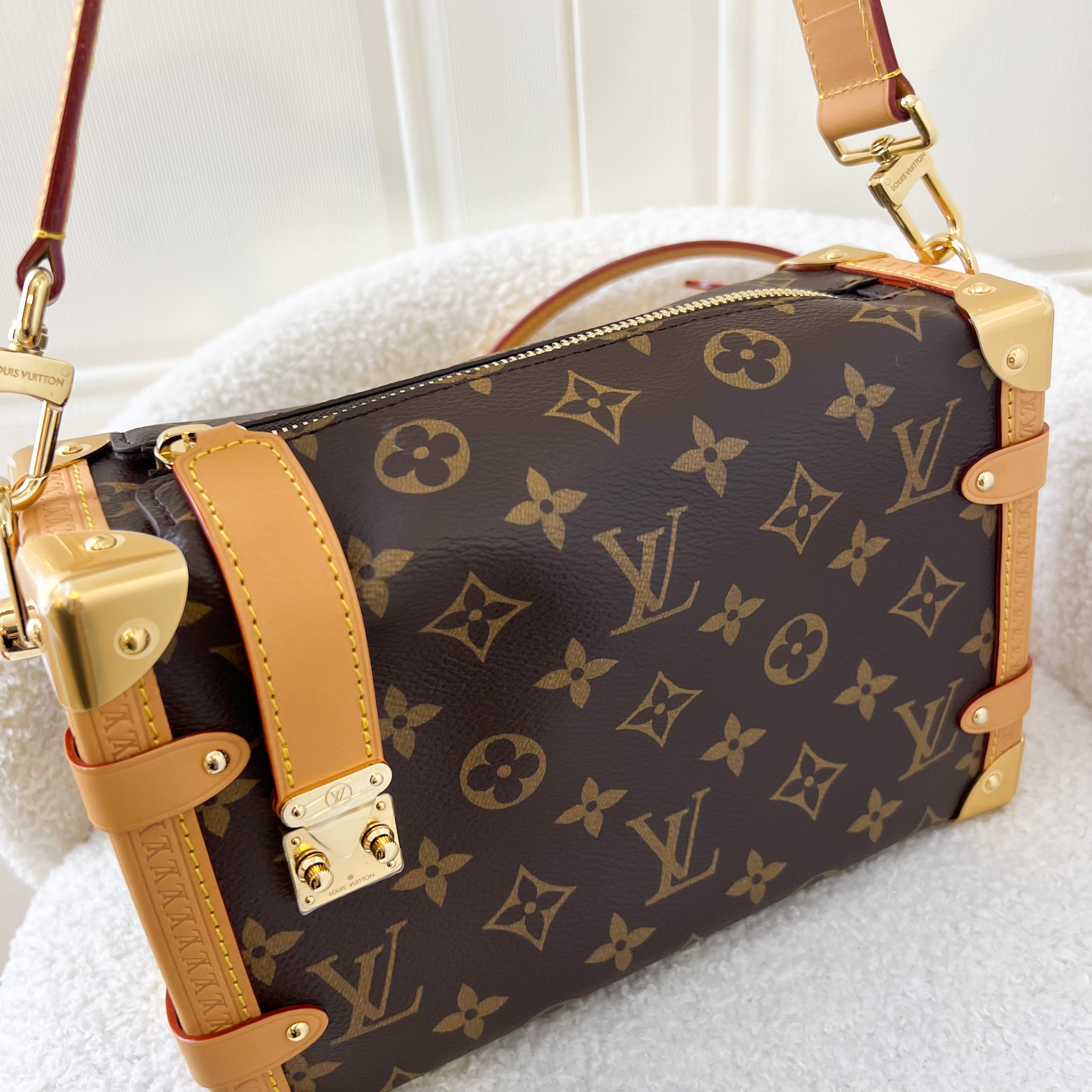 LV Side Trunk Bag in Monogram Canvas GHW