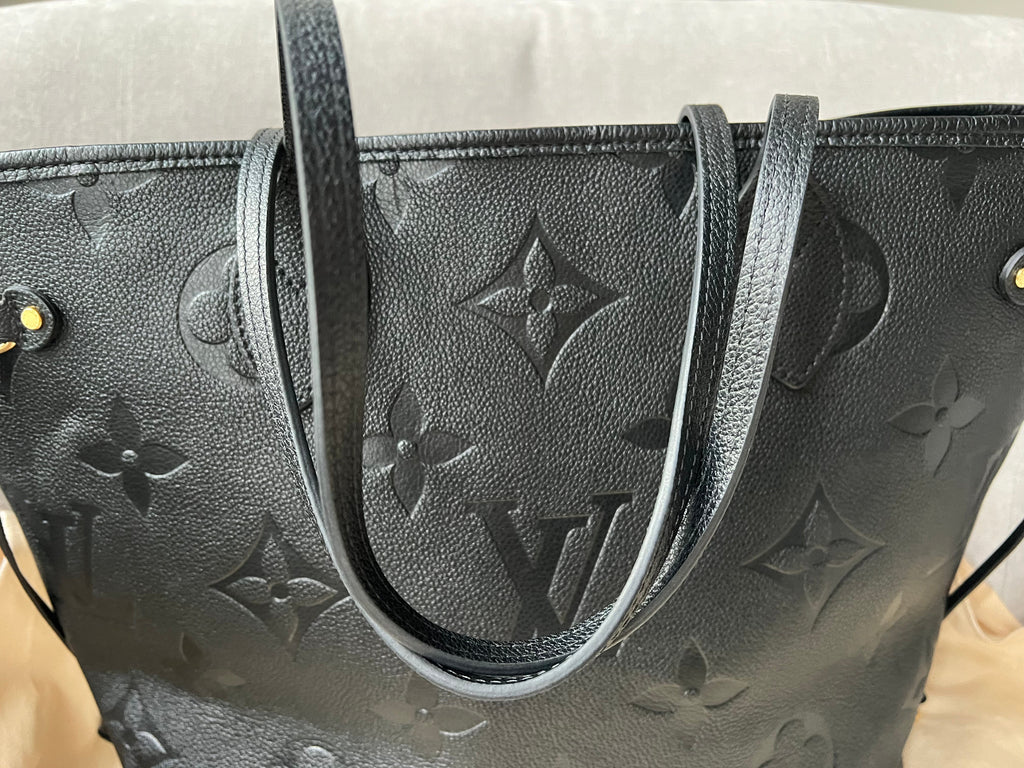 Louis Vuitton Neverfull MM Black Empreinte (RRP £1,940)