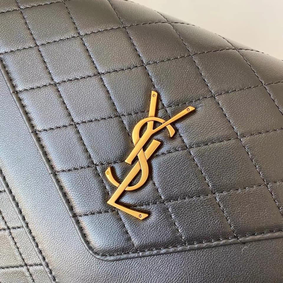 YSL Gaby Satchel Bag in Quilted Lambskini