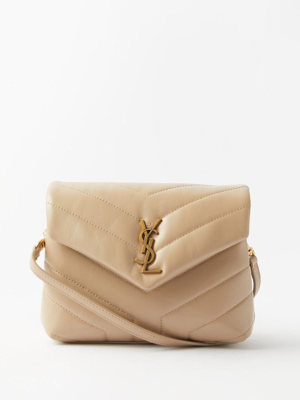 SAINT LAURENT Loulou Toy quilted-leather cross-body bag